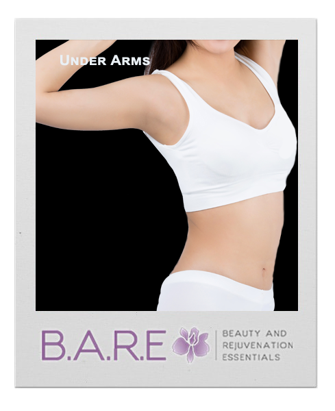 Laser hair removal under arms & armpits