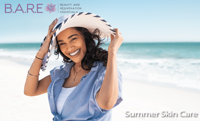 summer skin care with BARE Spa